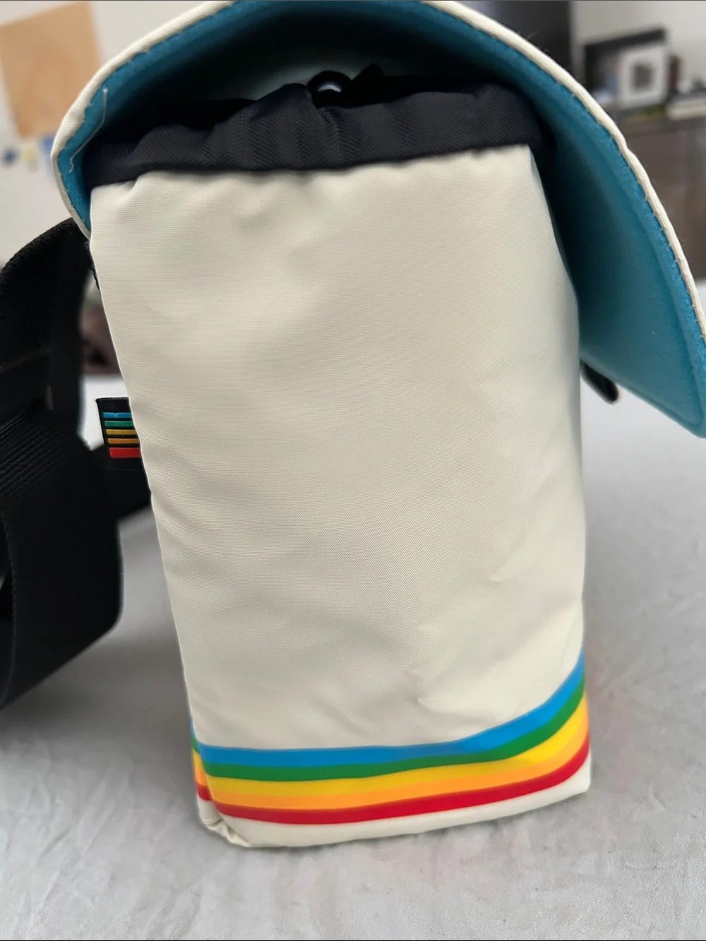 Polaroid Originals Retro Camera Bag with Rainbow Stripe